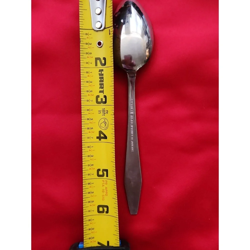 7 Teaspoons Tea Center Ridge NSCO National Stainless Sequel 6 1/8